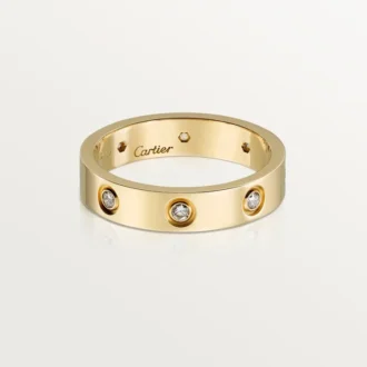 Love trouwring, 8 diamanten – geelgoud, diamanten – Cartier