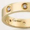 Love trouwring, 8 diamanten – geelgoud, diamanten – Cartier