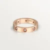 Love trouwring, 8 diamanten – roségoud, diamanten – Cartier