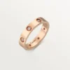 Love trouwring, 8 diamanten – roségoud, diamanten – Cartier