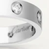Love trouwring, 8 diamanten – witgoud, diamanten – Cartier