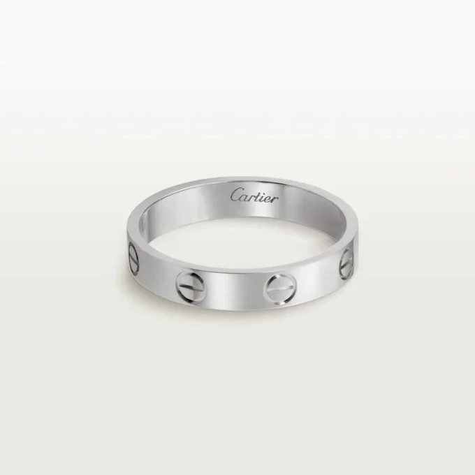 Love trouwring – witgoud – Cartier