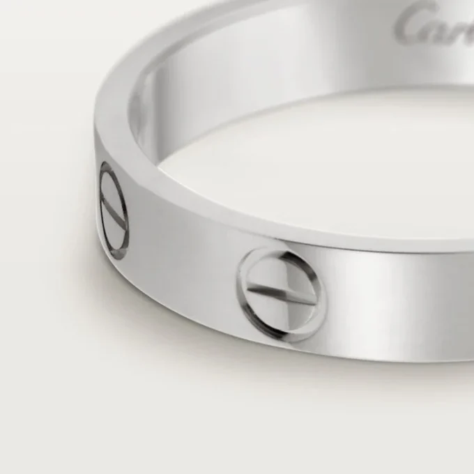 Love trouwring – witgoud – Cartier
