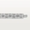 Maillon Panthere-armband, drievoudige rij, bezet