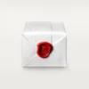 Maillon Panthere dunne trouwring, 2 rijen met halve diamanten – Roségoud, Diamanten – Cartier