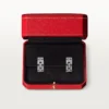 Maillon Panthere-oorbellen, 3 rijen met diamanten – Witgoud, Diamanten – Cartier