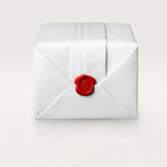 Maillon Panthere-oorbellen, 3 rijen met diamanten – Witgoud, Diamanten – Cartier