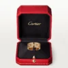 Maillon Panthere-ring, 3 rijen met halve diamanten – Roségoud, diamanten – Cartier