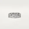 Maillon Panthere-ring, drievoudige rij, bezet