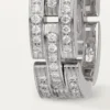 Maillon Panthere-ring, drievoudige rij, bezet
