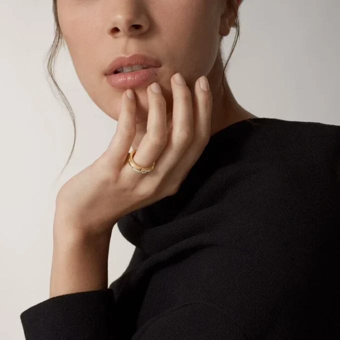 Maillon Panthere-ring – geelgoud, diamanten – Cartier