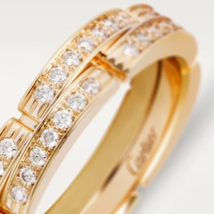 Maillon Panthere-ring – geelgoud, diamanten – Cartier