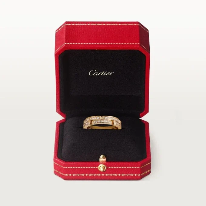 Maillon Panthere-ring – geelgoud, diamanten – Cartier
