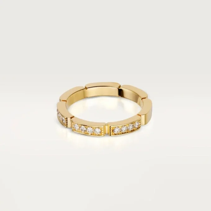 Maillon Panthere trouwring – geelgoud, diamanten – Cartier