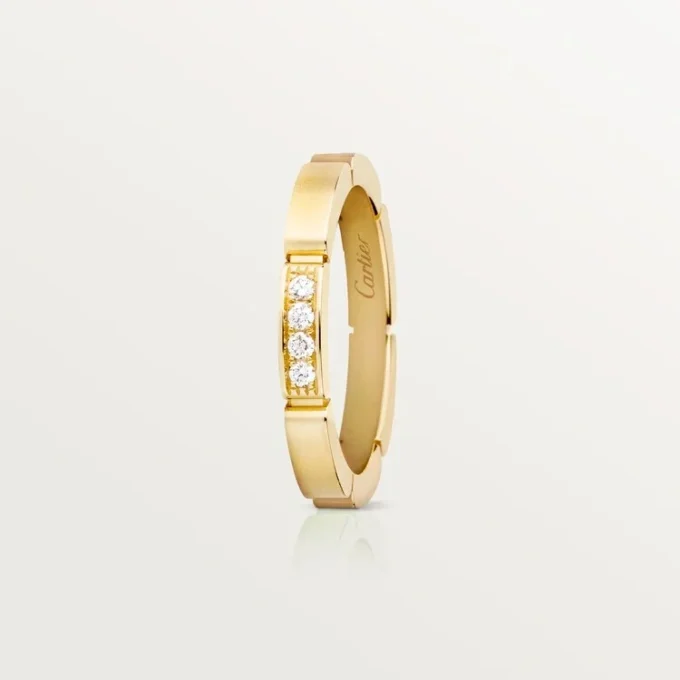 Maillon Panthere trouwring – geelgoud, diamanten – Cartier