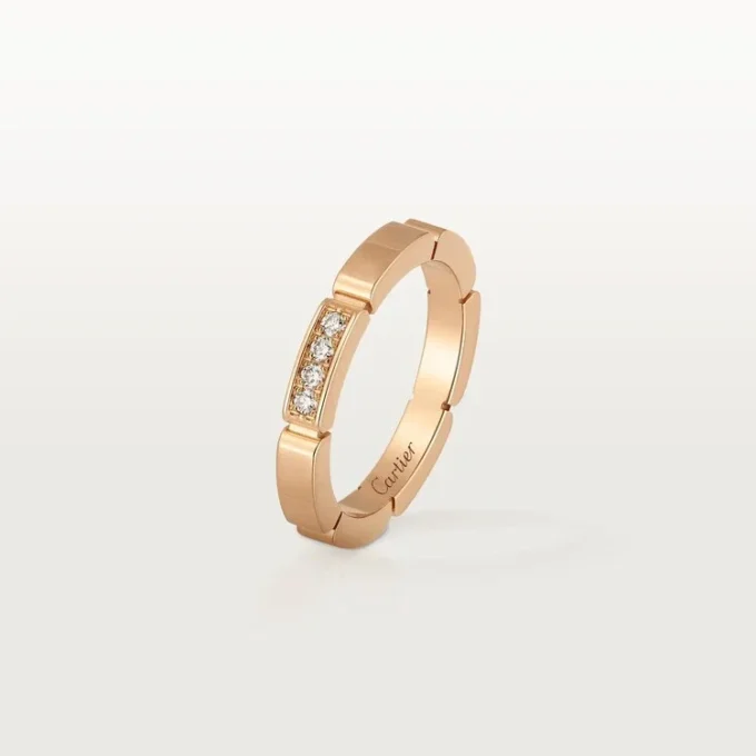 Maillon Panthere trouwring – roségoud, diamanten – Cartier