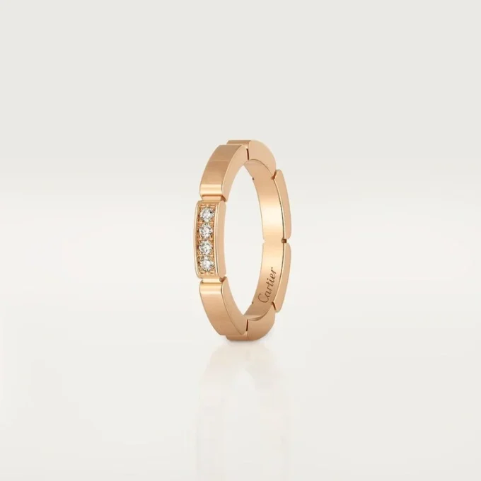 Maillon Panthere trouwring – roségoud, diamanten – Cartier