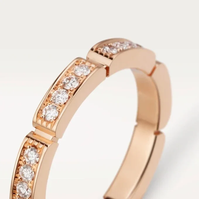 Maillon Panthere trouwring – roségoud, diamanten – Cartier