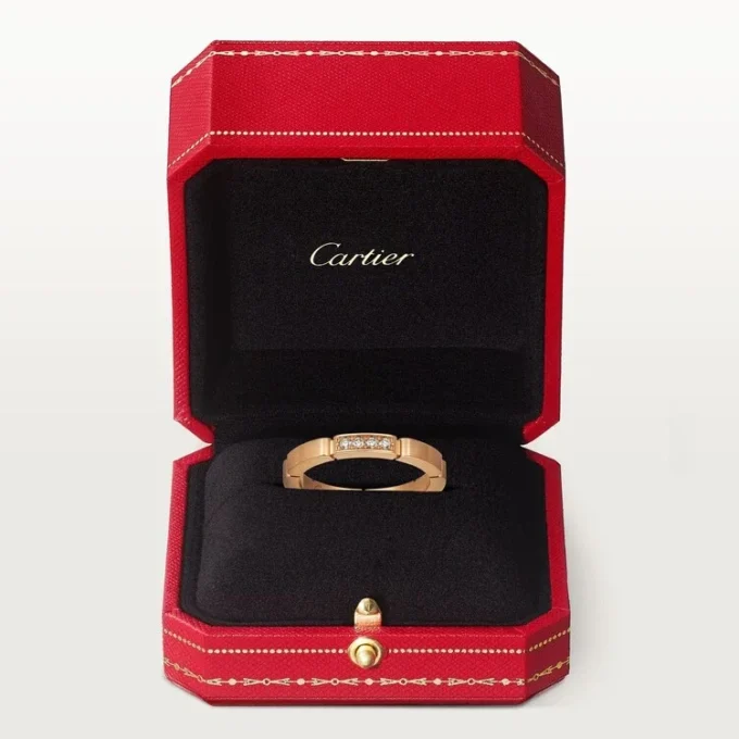 Maillon Panthere trouwring – roségoud, diamanten – Cartier