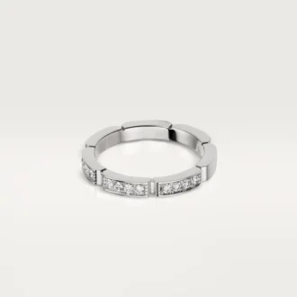 Maillon Panthere trouwring – witgoud, diamanten – Cartier