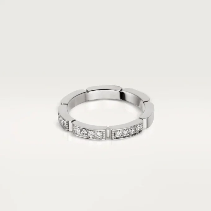 Maillon Panthere trouwring – witgoud, diamanten – Cartier