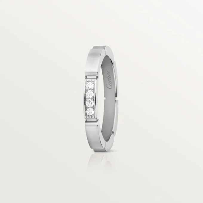Maillon Panthere trouwring – witgoud, diamanten – Cartier