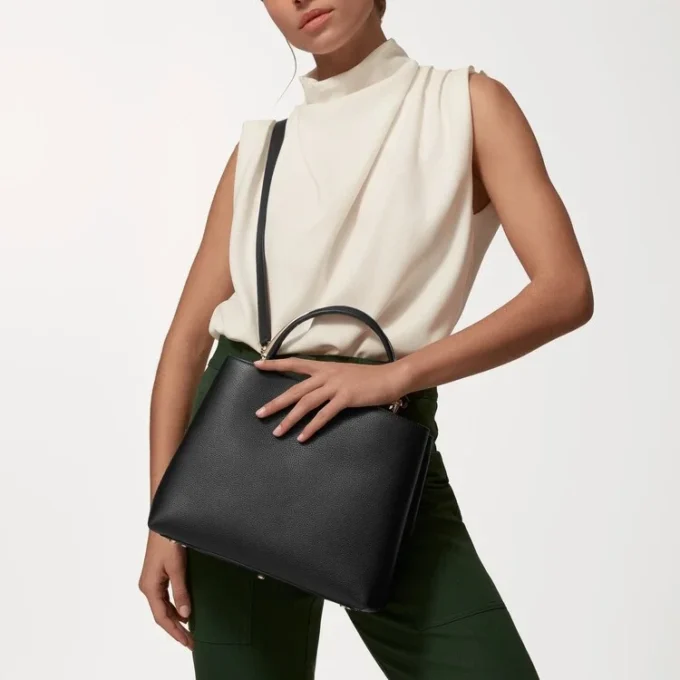 Middelgrote tas, Panthere Double