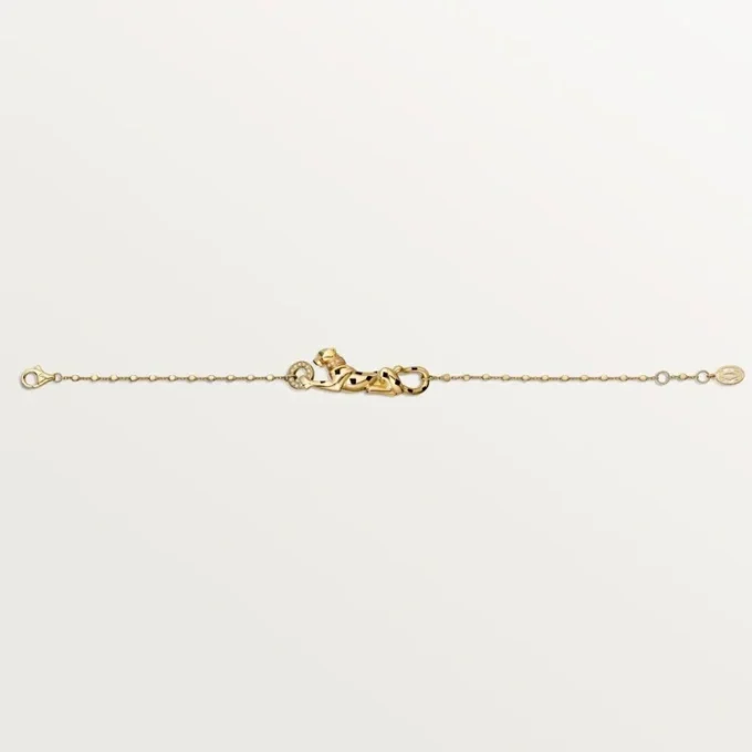 Panthere De Cartier-armband, aan ketting, diamanten