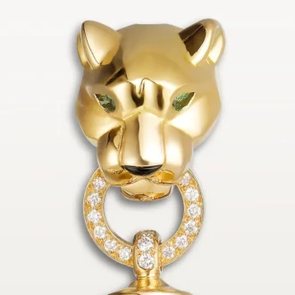 Panthere De Cartier-armband, aan ketting, diamanten