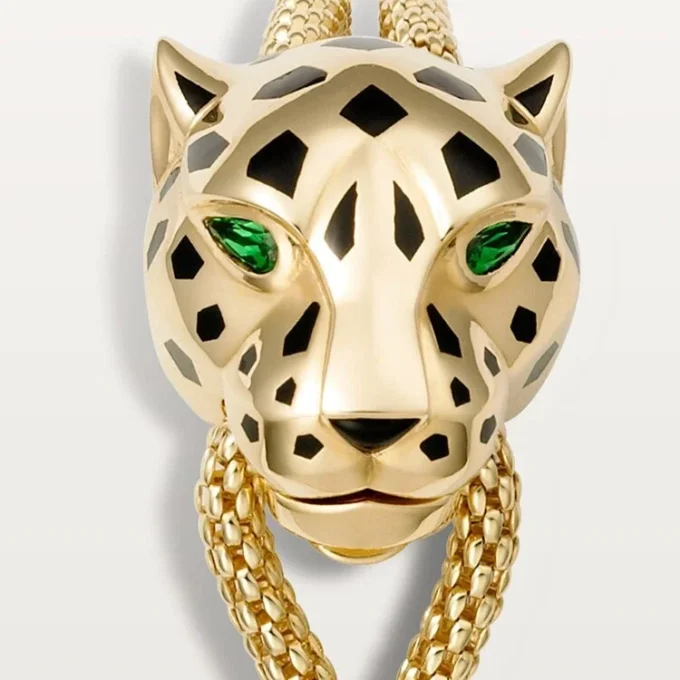 Panthere De Cartier-armband, aan ketting, diamanten