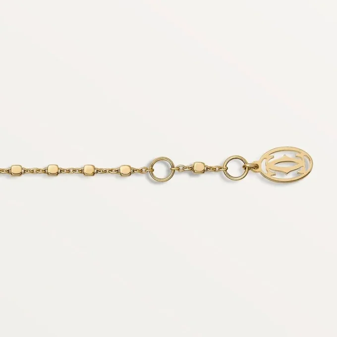 Panthere De Cartier-armband, aan ketting, diamanten