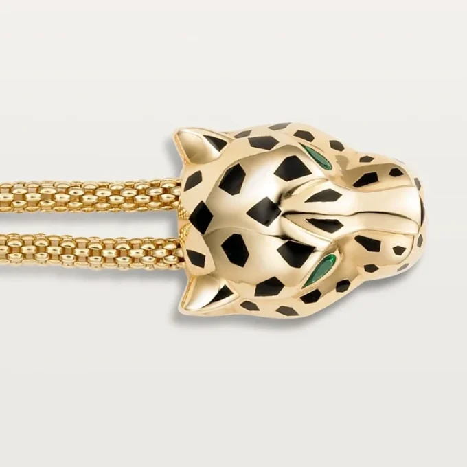 Panthere De Cartier-armband, aan ketting, diamanten