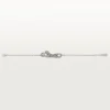 Panthere De Cartier-armband, aan ketting, half bezet