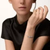 Panthere De Cartier-armband, aan ketting, half bezet