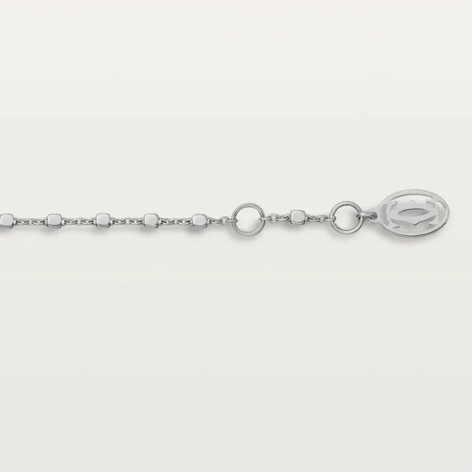 Panthere De Cartier-armband, aan ketting, half bezet