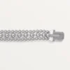Panthere De Cartier-armband, aan ketting, half bezet