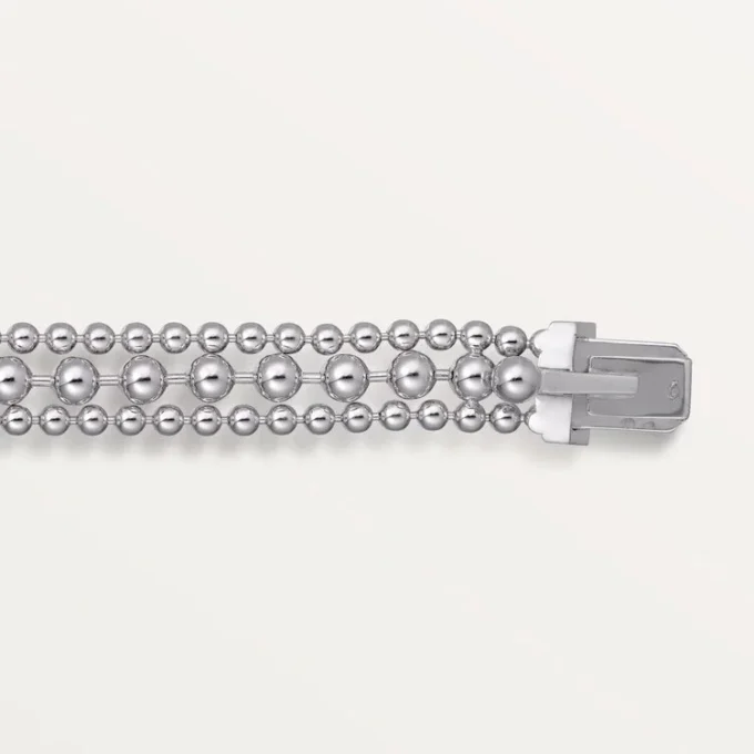 Panthere De Cartier-armband, aan ketting, half bezet