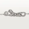 Panthere De Cartier-armband, aan ketting, half bezet