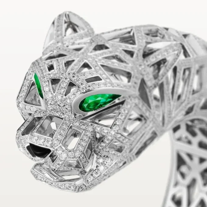 Panthere De Cartier-armband, bezet