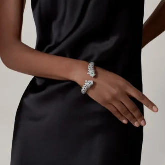 Panthere De Cartier-armband, bezet