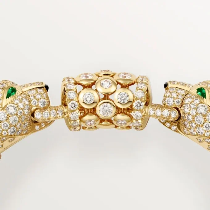 Panthere De Cartier-armband, bezet