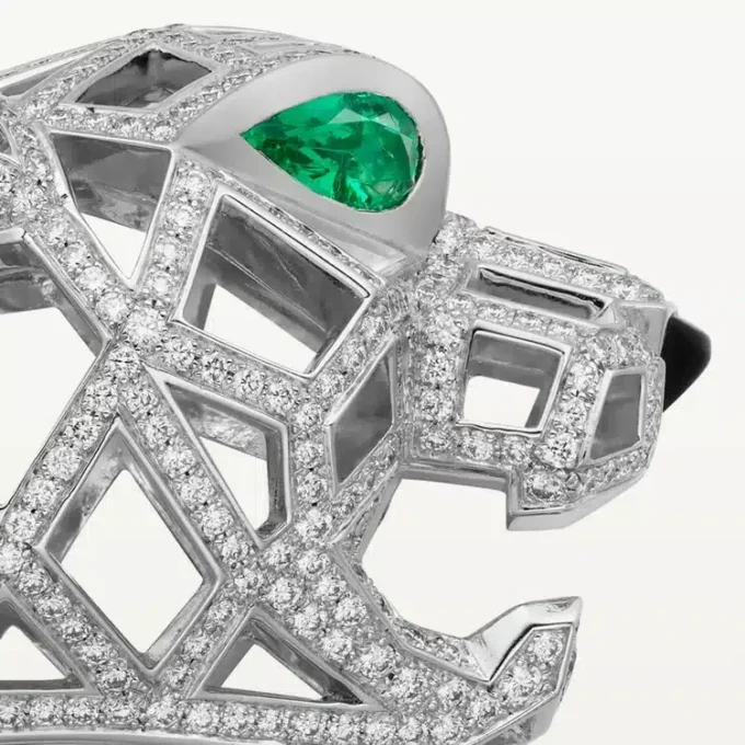 Panthere De Cartier-armband, bezet