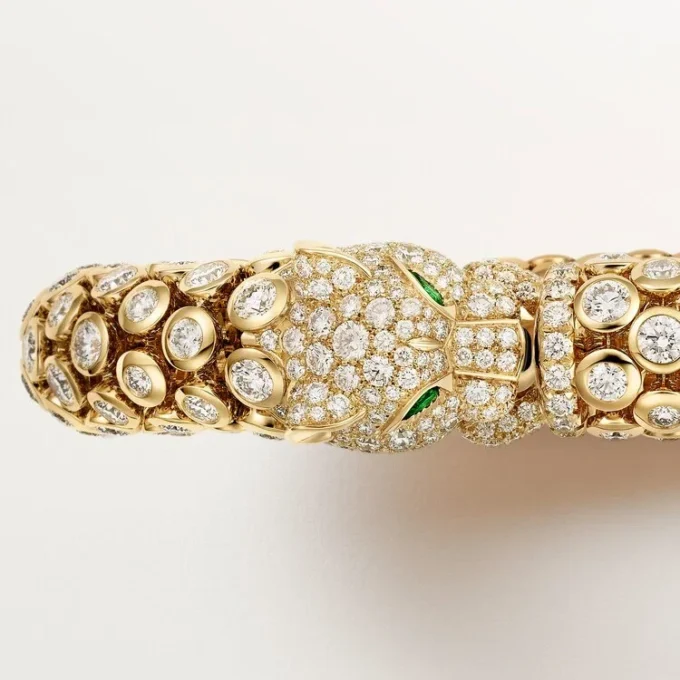 Panthere De Cartier-armband, bezet