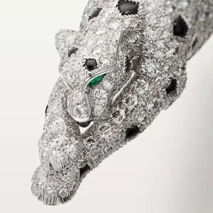 Panthere De Cartier-armband, bezet