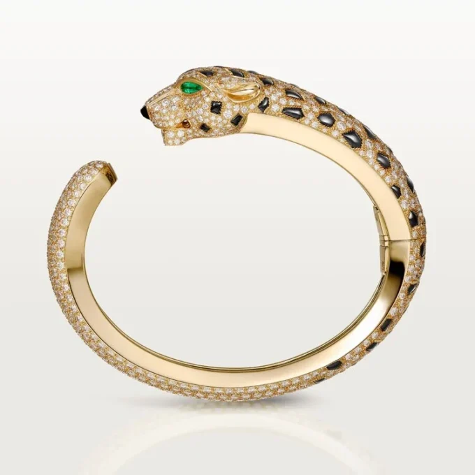 Panthere De Cartier-armband, bezet