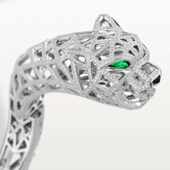 Panthere De Cartier-armband, bezet