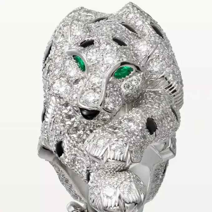 Panthere De Cartier-armband, bezet