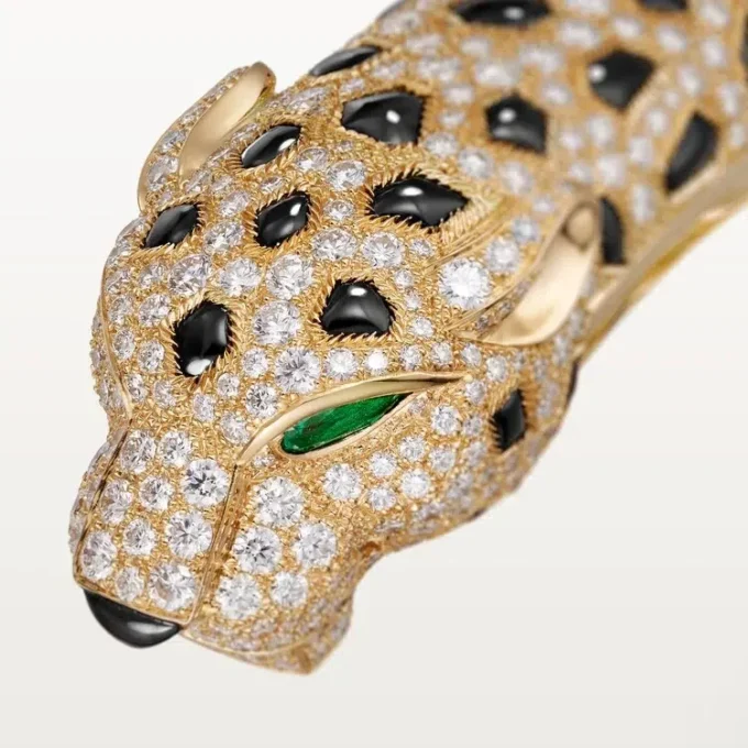 Panthere De Cartier-armband, bezet
