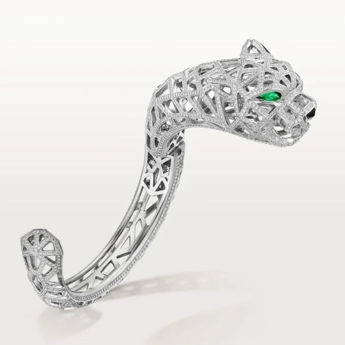 Panthere De Cartier-armband, bezet