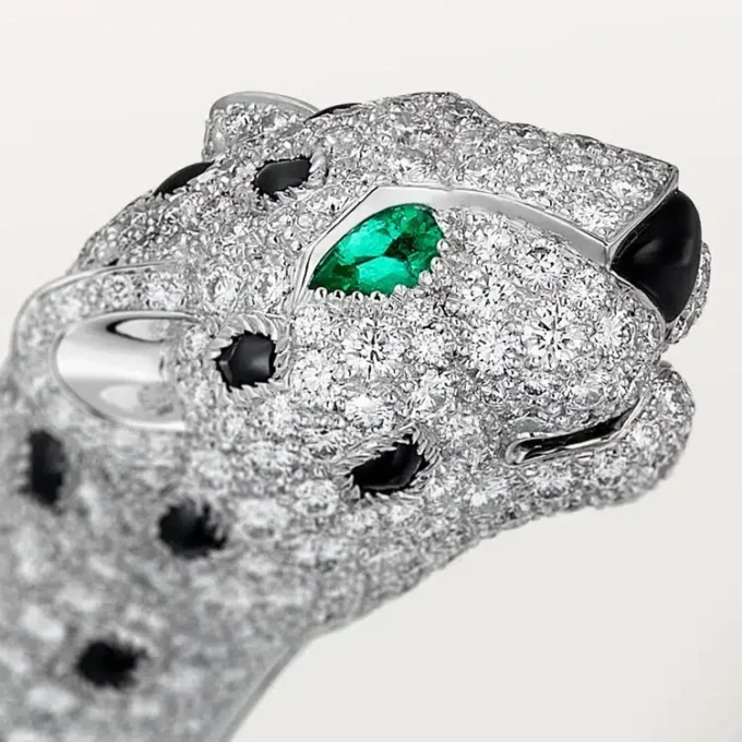 Panthere De Cartier-armband, bezet